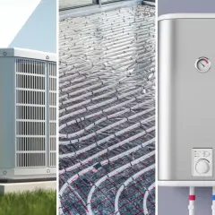 Trzy systemy grzewcze: klimatyzator, ogrzewanie podłogowe i bojler. Szukasz najtańszego ogrzewania elektrycznego?